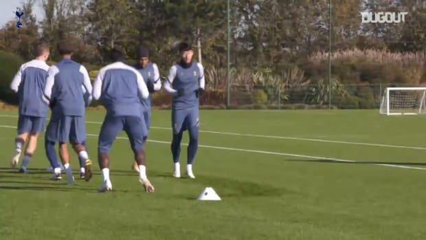 Spurs stars train before facing Ludogorets